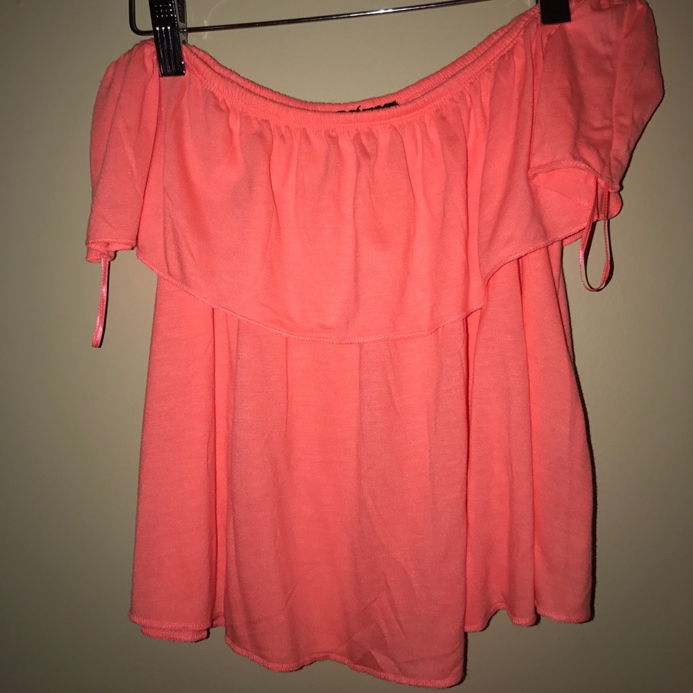 Top shop off the shoulder flowy top!